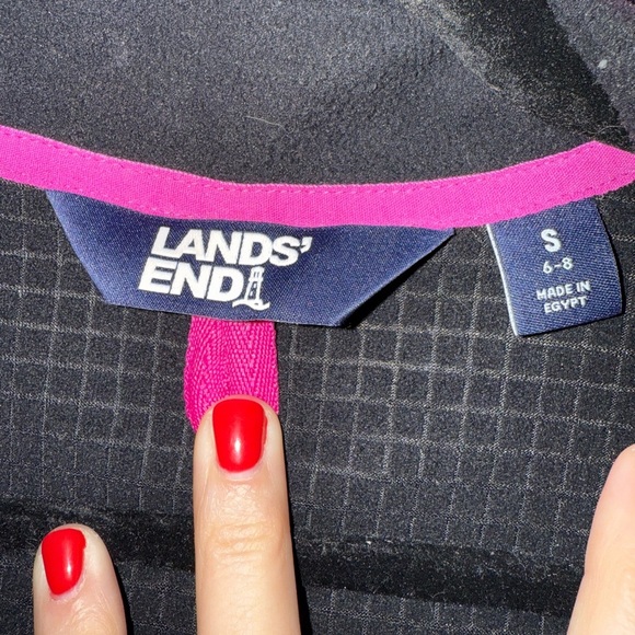 Lands’ End full zip sweatshirt • Women’s small (6-8) - Picture 3 of 7